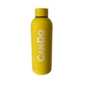 Cando Bright Yellow Stainless Steel 16 oz Water Bottle